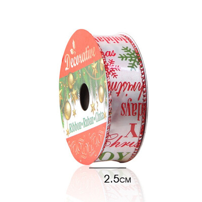 6 Yards Christmas Patterns Ribbon Wholesale Gift Packing Christmas Bow Craft Wrapping Wedding Decoration Gift Webbing
6 Yards Christmas Patterns Ribbon Wholesale Gift Packing Christmas Bow Craft Wrapping Wedding Decoration Gift Webbing