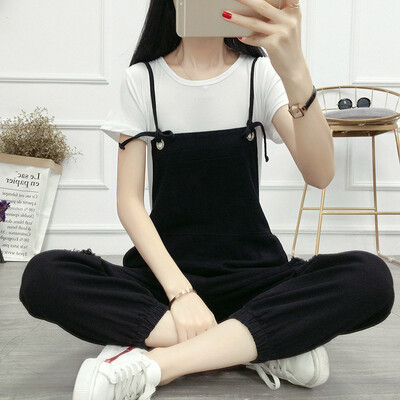 Women Overalls Fashion BF Stretched Thin Jeans Solid Color Cute Big Pocket Overalls For Girls
Women Overalls Fashion BF Stretched Thin Jeans Solid Color Cute Big Pocket Overalls For Girls