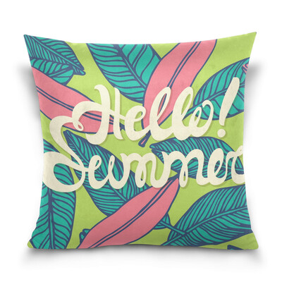 ALAZA 16 X 16 inch Pillow Case Decorative Cushion Cover Hello Summer Pattern Pillowcase
ALAZA 16 X 16 inch Pillow Case Decorative Cushion Cover Hello Summer Pattern Pillowcase