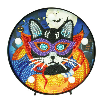 Halloween DIY LED Diamond Painting night lamp Cross Stitch Embroidery Full Drill Decor Lamp Halloween Gift Night Lamp
Halloween DIY LED Diamond Painting night lamp Cross Stitch Embroidery Full Drill Decor Lamp Halloween Gift Night Lamp