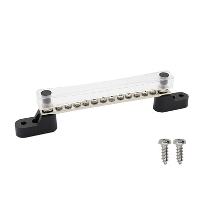 12V Power Distribution Bus Bar Terminal Block 12 Screw2 Bolts 100A Car Truck Boat General
12V Power Distribution Bus Bar Terminal Block 12 Screw2 Bolts 100A Car Truck Boat General