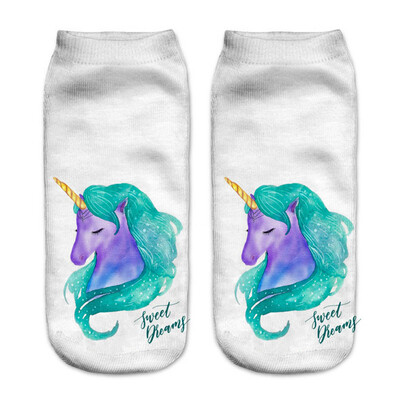 1 Pair Women Low Cut Ankle Socks Funny Unicorn 3D Printing Socks Cotton Hosiery Printed Socks
1 Pair Women Low Cut Ankle Socks Funny Unicorn 3D Printing Socks Cotton Hosiery Printed Socks