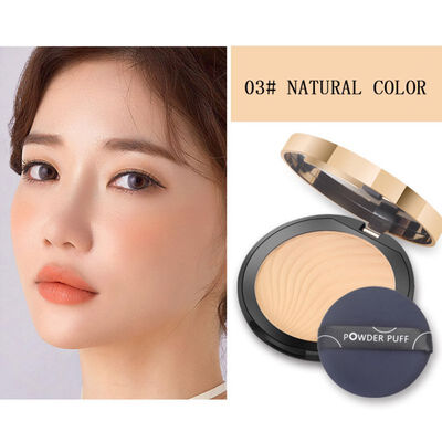 Matte Pressed Powder Long-lasting Oil-control Cover Defects Even Skin Color Makeup Powder
Matte Pressed Powder Long-lasting Oil-control Cover Defects Even Skin Color Makeup Powder