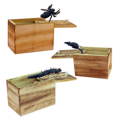Funny Horror Animals Box Wooden Joke Prank Boys Toy for Fools Day Party Favor Artificial Centipede Mice Spider Trick Fool Toy
Funny Horror Animals Box Wooden Joke Prank Boys Toy for Fools Day Party Favor Artificial Centipede Mice Spider Trick Fool Toy