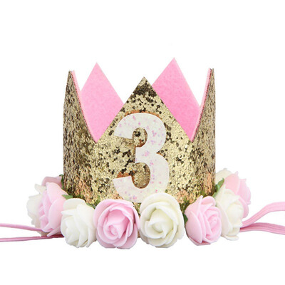 Baby Boy Girl Birthday Party Hat Headwear Elastic Headband Glitter Number Flowers Crown
Baby Boy Girl Birthday Party Hat Headwear Elastic Headband Glitter Number Flowers Crown
