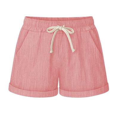 Summer Women Hot Shorts Plus Size Drawstring High Waist Shorts Solid Breathable Cotton Shorts Clothes
Summer Women Hot Shorts Plus Size Drawstring High Waist Shorts Solid Breathable Cotton Shorts Clothes