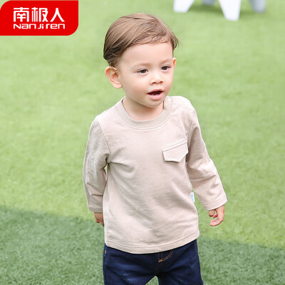 Antarctic Nanjiren childrens sweater 2019 new boy spring&autumn shirt female baby bottoming shirt baby long-sleeved out clothing pure color small print - khaki 120
Antarctic Nanjiren childrens sweater 2019 new boy spring&autumn shirt female baby bottoming shirt baby long-sleeved out clothing pure color small print - khaki 120
