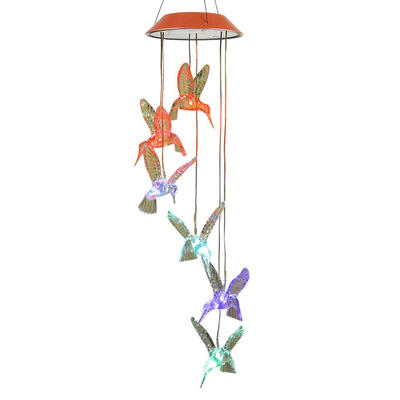 Color-Changing LED Solar Wind Chime Light Outdoor Hanging Wind Bell Decorative Lamp for Patio Garden Home Decor
Color-Changing LED Solar Wind Chime Light Outdoor Hanging Wind Bell Decorative Lamp for Patio Garden Home Decor