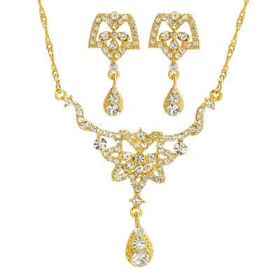 Trendy Women Drop Dangle Pendant Sparkling Shining Crystal Rhinestone Necklace Earrings Kit Lady Jewelry Set
Trendy Women Drop Dangle Pendant Sparkling Shining Crystal Rhinestone Necklace Earrings Kit Lady Jewelry Set
