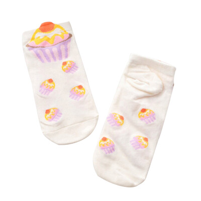 High Quality New Cartoon Socks Lovely Sweet Cupcake Socks for Girls Women Children Casual Breathable Cotton Boat Socks
High Quality New Cartoon Socks Lovely Sweet Cupcake Socks for Girls Women Children Casual Breathable Cotton Boat Socks