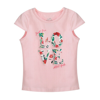 Girls T-shirts Childrens Cartoon Print LOVE Letters Short Sleeve Tees New Children Casual Tops Kids Clothing 2-11Y
Girls T-shirts Childrens Cartoon Print LOVE Letters Short Sleeve Tees New Children Casual Tops Kids Clothing 2-11Y