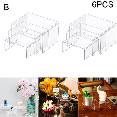 Gobestart 6PCS Clear Acrylic Display Risers Jewelry Display Riser Shelf Showcase Fixture
Gobestart 6PCS Clear Acrylic Display Risers Jewelry Display Riser Shelf Showcase Fixture