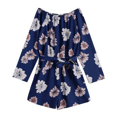 Women Off Shoulder Floral Long Sleeve Waistband Jumpsuit Bodysuit Short Romper Playsuit
Women Off Shoulder Floral Long Sleeve Waistband Jumpsuit Bodysuit Short Romper Playsuit