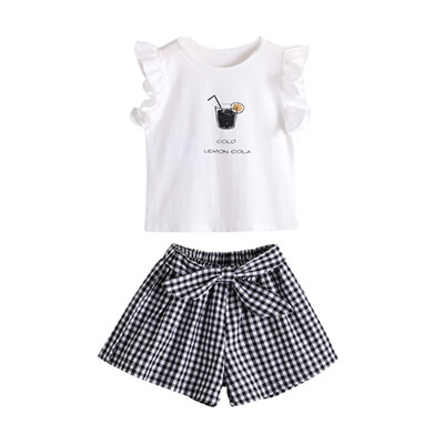 Girls Suits 2019 Summer Style Kids Beautiful Floral Flower Sleeve Children O-neck Clothing Shorts Suit With Belt 2Pcs Clothes
Girls Suits 2019 Summer Style Kids Beautiful Floral Flower Sleeve Children O-neck Clothing Shorts Suit With Belt 2Pcs Clothes
