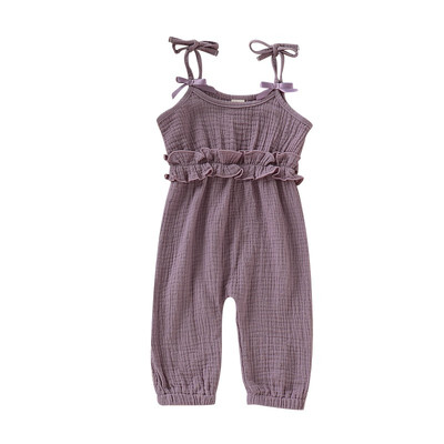 Summer Baby Girls Cotton And Linen Solid Sleeveless Suspenders Pants Overalls Trousers
Summer Baby Girls Cotton And Linen Solid Sleeveless Suspenders Pants Overalls Trousers