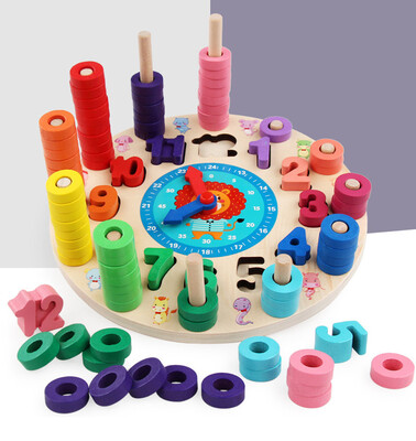 Siaonvr Wooden Multifunction Rainbow Digital Clock Alarm Clock Cognitives Toy Children
Siaonvr Wooden Multifunction Rainbow Digital Clock Alarm Clock Cognitives Toy Children