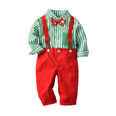 Baby Boy Clothes Boys Striped Bow Tie ShirtSuspender Pant 3pcs 2018 New Autumn Childrens Sets Childrens Clothing 1-5Y
Baby Boy Clothes Boys Striped Bow Tie ShirtSuspender Pant 3pcs 2018 New Autumn Childrens Sets Childrens Clothing 1-5Y