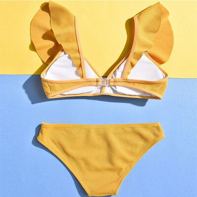swimwear women Sexy Deep V Ruffled bikinis 2019 mujer Set Vintage Plaid Back High Waist Split Push-Up Small Fresh Beachwear 
swimwear women Sexy Deep V Ruffled bikinis 2019 mujer Set Vintage Plaid Back High Waist Split Push-Up Small Fresh Beachwear