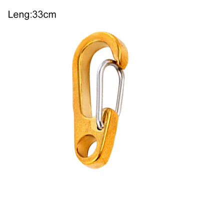 EDC Gear Carabiner Copper Hang Buckle Survival Key Chain Clip Camping Travel Tools Quick Release Climbing Carabiner Clip
EDC Gear Carabiner Copper Hang Buckle Survival Key Chain Clip Camping Travel Tools Quick Release Climbing Carabiner Clip