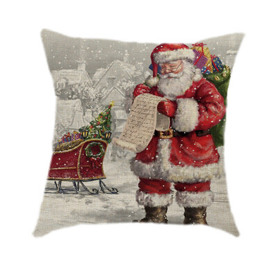 〖Follure〗Christmas Pillow Case Santa Cotton Linen Sofa Car Throw Cushion Cover Home Decor
〖Follure〗Christmas Pillow Case Santa Cotton Linen Sofa Car Throw Cushion Cover Home Decor