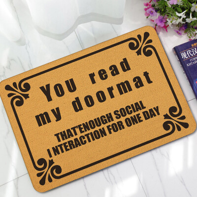 Toponeto Letter Funny Welcome Home Entrance Floor Rug Non-slip Doormat Outdoor Mat
Toponeto Letter Funny Welcome Home Entrance Floor Rug Non-slip Doormat Outdoor Mat