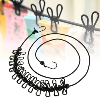 Portable Clothes Line Washing Line with Clips Travel Outdoor 185-360cm Retractable Clothesline Elastic
Portable Clothes Line Washing Line with Clips Travel Outdoor 185-360cm Retractable Clothesline Elastic