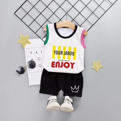Multicolor Summer Baby Boys Casual Sleeveless Letter Print Vest T-shirt TopsShorts Costume Set
Multicolor Summer Baby Boys Casual Sleeveless Letter Print Vest T-shirt TopsShorts Costume Set