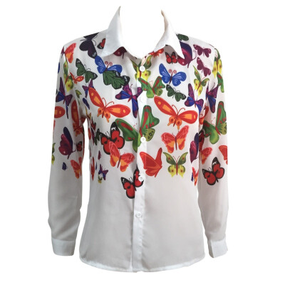Women Women White Blouses Fashionable Body Butterfly Chiffon Blouse Tops Long Sleeve Shirt Casual Shirt Woman Tops
Women Women White Blouses Fashionable Body Butterfly Chiffon Blouse Tops Long Sleeve Shirt Casual Shirt Woman Tops
