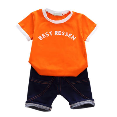 Baby Boys Print Letter T-ShirtShort Pants High Quality 2pcs Sets Kids Children New Summer Soft Cotton Fashion Clothing Sets
Baby Boys Print Letter T-ShirtShort Pants High Quality 2pcs Sets Kids Children New Summer Soft Cotton Fashion Clothing Sets