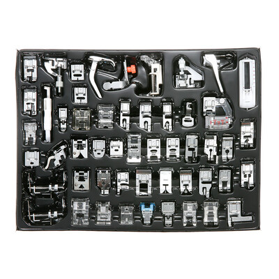 52pcs Professional Sewing Machine Presser Feet Kit Compatible Set for Low Shank Sewing MachineFor BrotherBabylockNew HomeSinge
52pcs Professional Sewing Machine Presser Feet Kit Compatible Set for Low Shank Sewing MachineFor BrotherBabylockNew HomeSinge