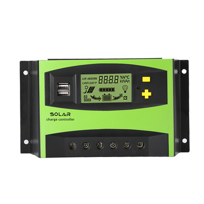 Intelligent Identification Solar Charge Controller Solar Charging Light Regulator Dual USB Port Display 40A 12V24V
Intelligent Identification Solar Charge Controller Solar Charging Light Regulator Dual USB Port Display 40A 12V24V