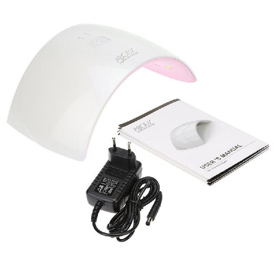 Abody LED UV Lamp Nail Gel Dryer Fingernail & Toenail Gel Curing White Light Nail Art Painting Salon Tool 24W EU Plug Pink
Abody LED UV Lamp Nail Gel Dryer Fingernail & Toenail Gel Curing White Light Nail Art Painting Salon Tool 24W EU Plug Pink