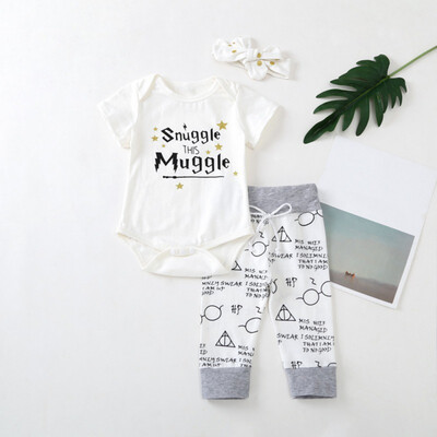 Fashion Baby Clothing Outfits Set Toddler Infant Baby Boy Girl RompersPantsHeadband 3pcs Set Cotton Casual Short Sleeve Set
Fashion Baby Clothing Outfits Set Toddler Infant Baby Boy Girl RompersPantsHeadband 3pcs Set Cotton Casual Short Sleeve Set