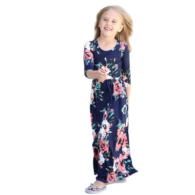 Girls Dress Floral Printed Long Dress Autumn Maxi Dresses Kids Party Princess Dresses Long Sleeve O-Neck Kids Girls Clothing
Girls Dress Floral Printed Long Dress Autumn Maxi Dresses Kids Party Princess Dresses Long Sleeve O-Neck Kids Girls Clothing