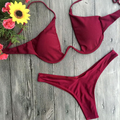 Womens Swim Sexy Suits Two Piece Bathing Female Suits Black Red Blue 3 Colors Ladies Suit Comfortable Swim Clothing
Womens Swim Sexy Suits Two Piece Bathing Female Suits Black Red Blue 3 Colors Ladies Suit Comfortable Swim Clothing