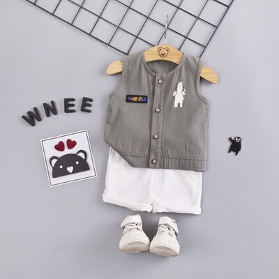 2PcsSet Summer Baby Boys Girls Casual Sleeveless Cartoon Bear Print Vest TopsShorts Suits Costume Set
2PcsSet Summer Baby Boys Girls Casual Sleeveless Cartoon Bear Print Vest TopsShorts Suits Costume Set