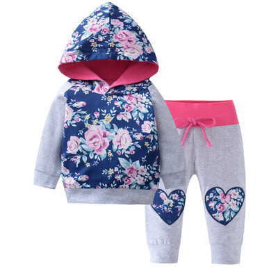 Spring Autumn Casual Fashion Baby Girl Floral Printing Long Sleeve Hoodie And Trousers Kids Two-piece Outfit Set 2019
Spring Autumn Casual Fashion Baby Girl Floral Printing Long Sleeve Hoodie And Trousers Kids Two-piece Outfit Set 2019