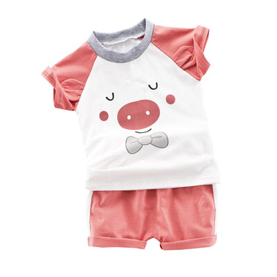Summer Baby Clothes for Girls Short Sleeve Animal Print Tops Blouse T-shirtShorts Children Casual Boys Clothes Sets
Summer Baby Clothes for Girls Short Sleeve Animal Print Tops Blouse T-shirtShorts Children Casual Boys Clothes Sets