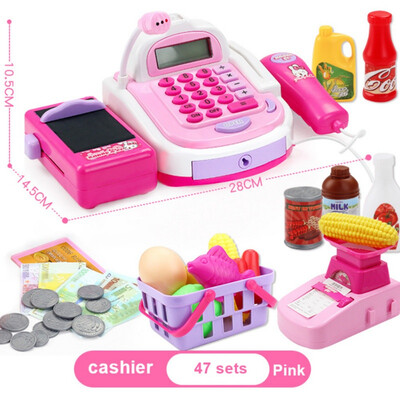 Kids Simulation Cash Register Calculator Cashier with Microphone&Sounds Pretend Play Toys Interesting Toy
Kids Simulation Cash Register Calculator Cashier with Microphone&Sounds Pretend Play Toys Interesting Toy