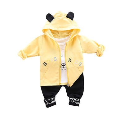 Autumn Baby Boy Clothes 3pcs Long Sleeve Animal Print T-shirtHoodie Letters SweatshirtTrousers Casual Outfits
Autumn Baby Boy Clothes 3pcs Long Sleeve Animal Print T-shirtHoodie Letters SweatshirtTrousers Casual Outfits