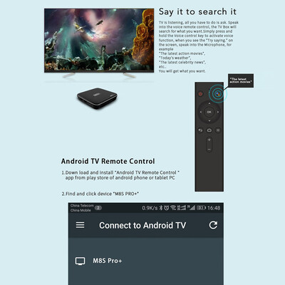 MECOOL M8S PRO ATV Smart Android TV 71 TV Box Voice Control Intelligent Recommendation w 24G Voice IR Remote Control Amlogic
MECOOL M8S PRO ATV Smart Android TV 71 TV Box Voice Control Intelligent Recommendation w 24G Voice IR Remote Control Amlogic