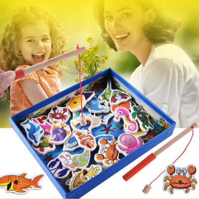 2018 Hot Baby Wooden Toys 32 pcs Fish Game Magnetic Fishing Toy Set Table Game Educational Toys Child Birthday Christmas Gifts
2018 Hot Baby Wooden Toys 32 pcs Fish Game Magnetic Fishing Toy Set Table Game Educational Toys Child Birthday Christmas Gifts