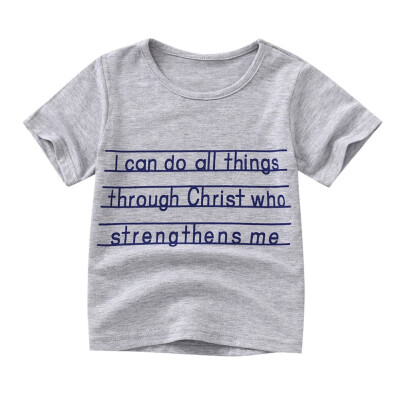 Summer Casual Fashion Unisex Letter Printing Short T-Shirt Kids Toddler Blouse Sleeve Shirts
Summer Casual Fashion Unisex Letter Printing Short T-Shirt Kids Toddler Blouse Sleeve Shirts