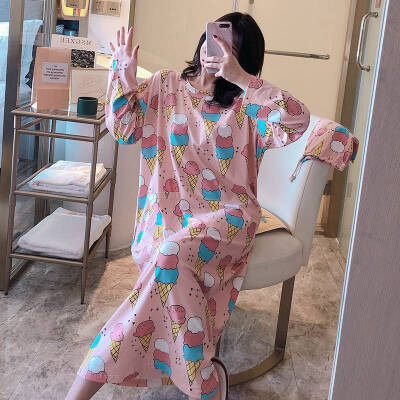 ROPALIA 2 PCS Women Sleepwear Dress Nightgown Silk Badydoll Female Silk Cartoon O Neck Plus Size Femme Sleepwear Wholesale W1
ROPALIA 2 PCS Women Sleepwear Dress Nightgown Silk Badydoll Female Silk Cartoon O Neck Plus Size Femme Sleepwear Wholesale W1