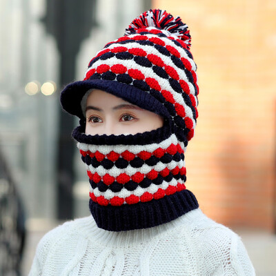 Tailored Womens Hat Scarf Siamese Collar Girls Cute Winter Slouchy Knit Skull Cap Beret
Tailored Womens Hat Scarf Siamese Collar Girls Cute Winter Slouchy Knit Skull Cap Beret