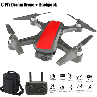 Siaonvr C-Fly Dr-eam GPS WIFI FPV With 2-Axis Gimbal 4k Camera Optical Fl-ow Backpack
Siaonvr C-Fly Dr-eam GPS WIFI FPV With 2-Axis Gimbal 4k Camera Optical Fl-ow Backpack