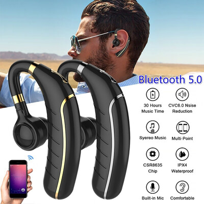 Willstar Ear Hook Bluetooth 50 Earphone Stereo Bass Headphone Wireless Sport Headset with Mic Hands Free
Willstar Ear Hook Bluetooth 50 Earphone Stereo Bass Headphone Wireless Sport Headset with Mic Hands Free