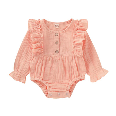 0-18M Infant Baby Flare Sleeve Ruffle Design Rompers Kids Girls Bodysuit Jumpsuit Newborn Clothes
0-18M Infant Baby Flare Sleeve Ruffle Design Rompers Kids Girls Bodysuit Jumpsuit Newborn Clothes