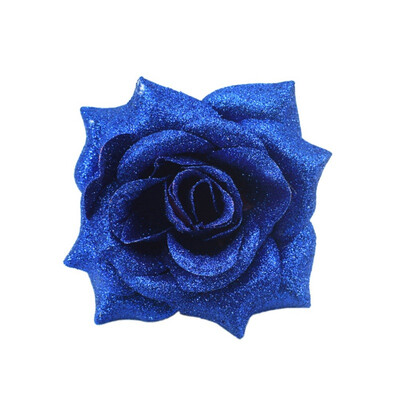 3D Glittering Artificial Rose Flowers Head Fake Flowers Christmas Wedding Party Home Decorations
3D Glittering Artificial Rose Flowers Head Fake Flowers Christmas Wedding Party Home Decorations