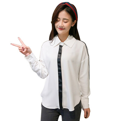 Women White Blouses Chiffon Turn-down Collar Slim Shirt Korean Ladies Tops School Long Sleeve Blusas Femininas Camisas Mujer
Women White Blouses Chiffon Turn-down Collar Slim Shirt Korean Ladies Tops School Long Sleeve Blusas Femininas Camisas Mujer